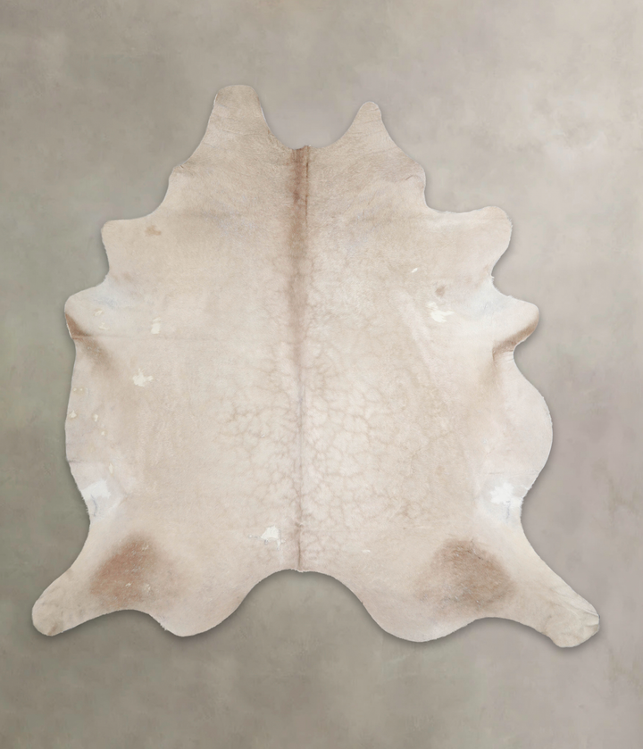 Champagne XX-Large Brazilian Cowhide Rug 7'5"H x 7'5"W #A26512 by Hudson Hides