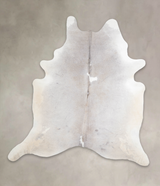 Grey with Beige XX-Large Brazilian Cowhide Rug 7'7"H x 7'0"W #A26579 by Hudson Hides