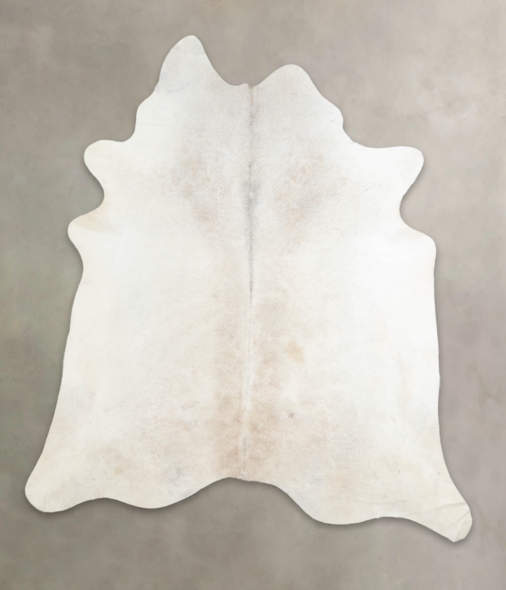 Grey with Beige XX-Large Brazilian Cowhide Rug 7'10"H x 6'10"W #A26597 by Hudson Hides