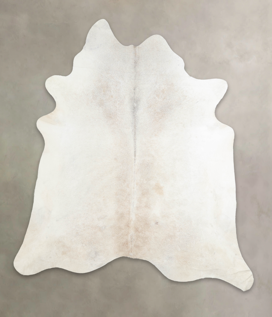 Grey with Beige XX-Large Brazilian Cowhide Rug 7'10"H x 6'10"W #A26597 by Hudson Hides