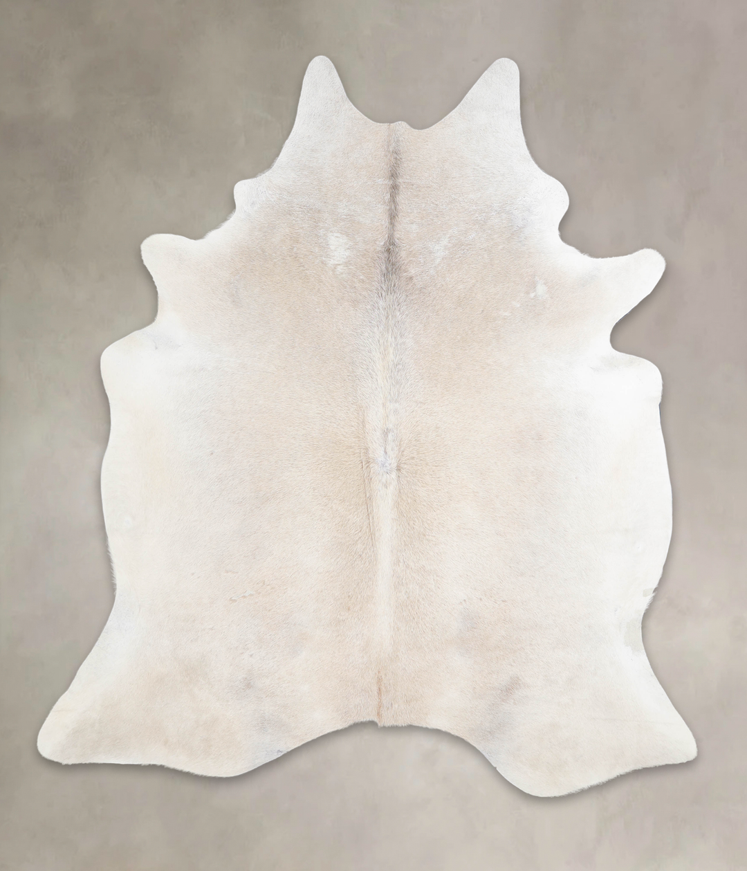 Grey with Beige X-Large Brazilian Cowhide Rug 7'1"H x 6'3"W #A26608 by