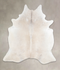 Grey with Beige X-Large Brazilian Cowhide Rug 7'1