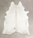 Ivory with Beige XX-Large Brazilian Cowhide Rug 8'1"H x 6'5"W #A26622 by Hudson Hides