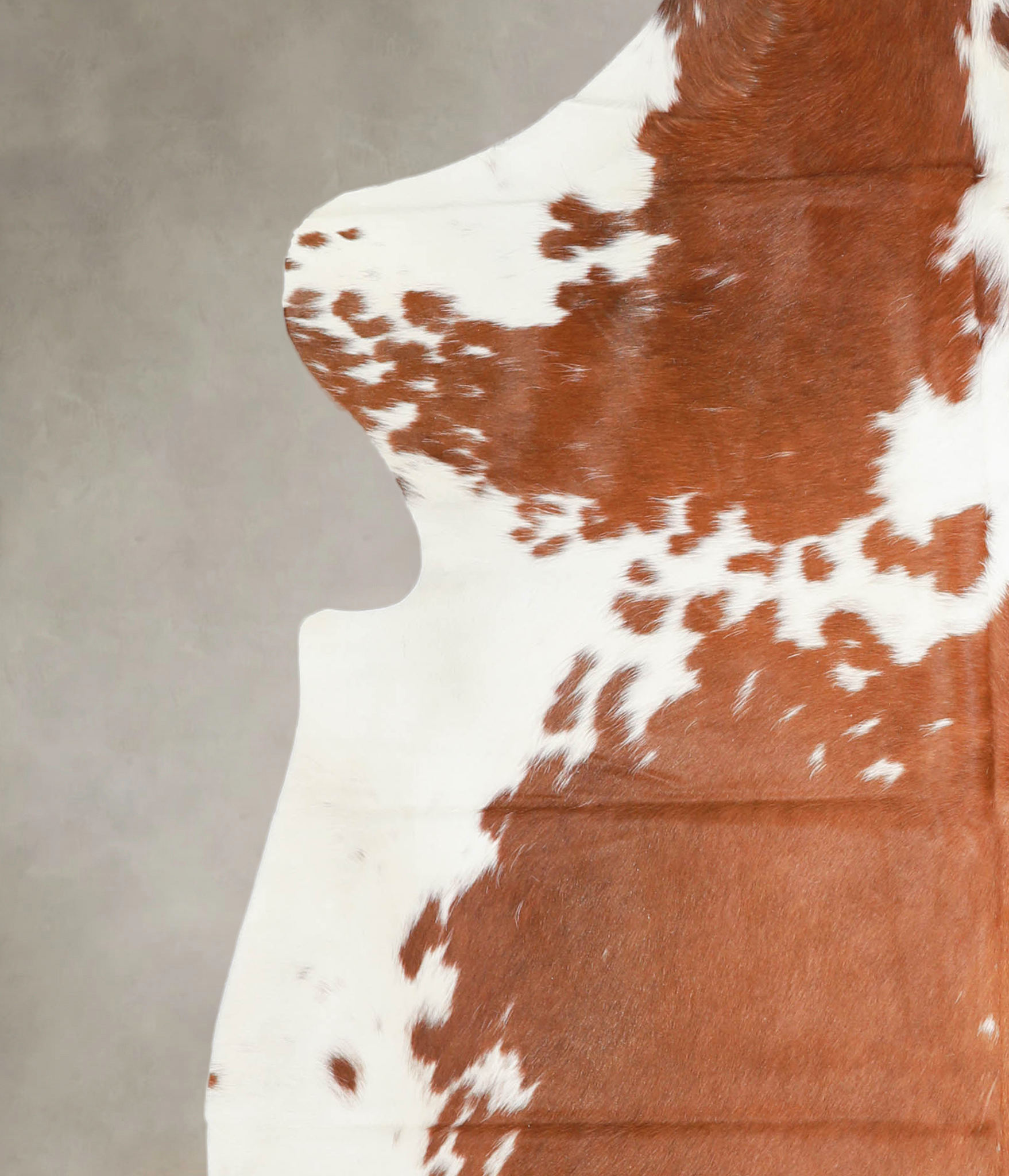 Brown and White Cowhide Rug #A26749