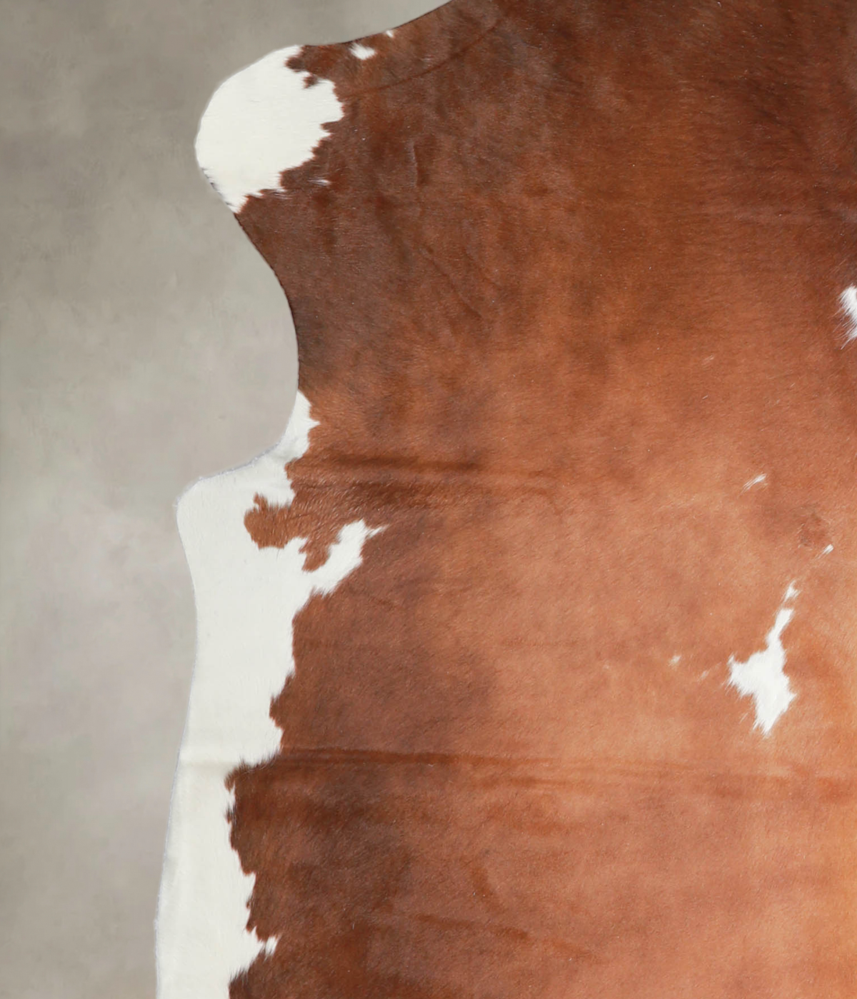 Brown and White X-Large European Cowhide Rug 7'8"H x 6'2"W #A26894 by Hudson Hides