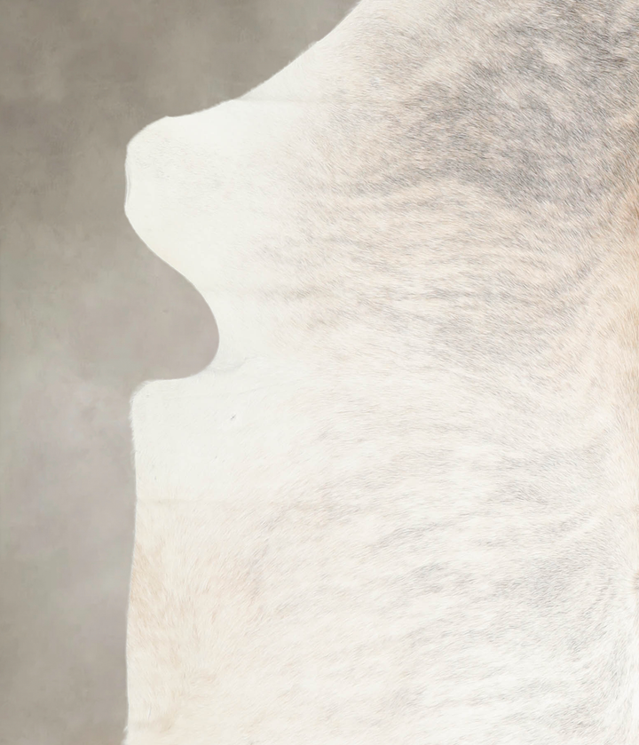 Grey Brindle X-Large European Cowhide Rug 7'4"H x 6'3"W #A26946 by Hudson Hides