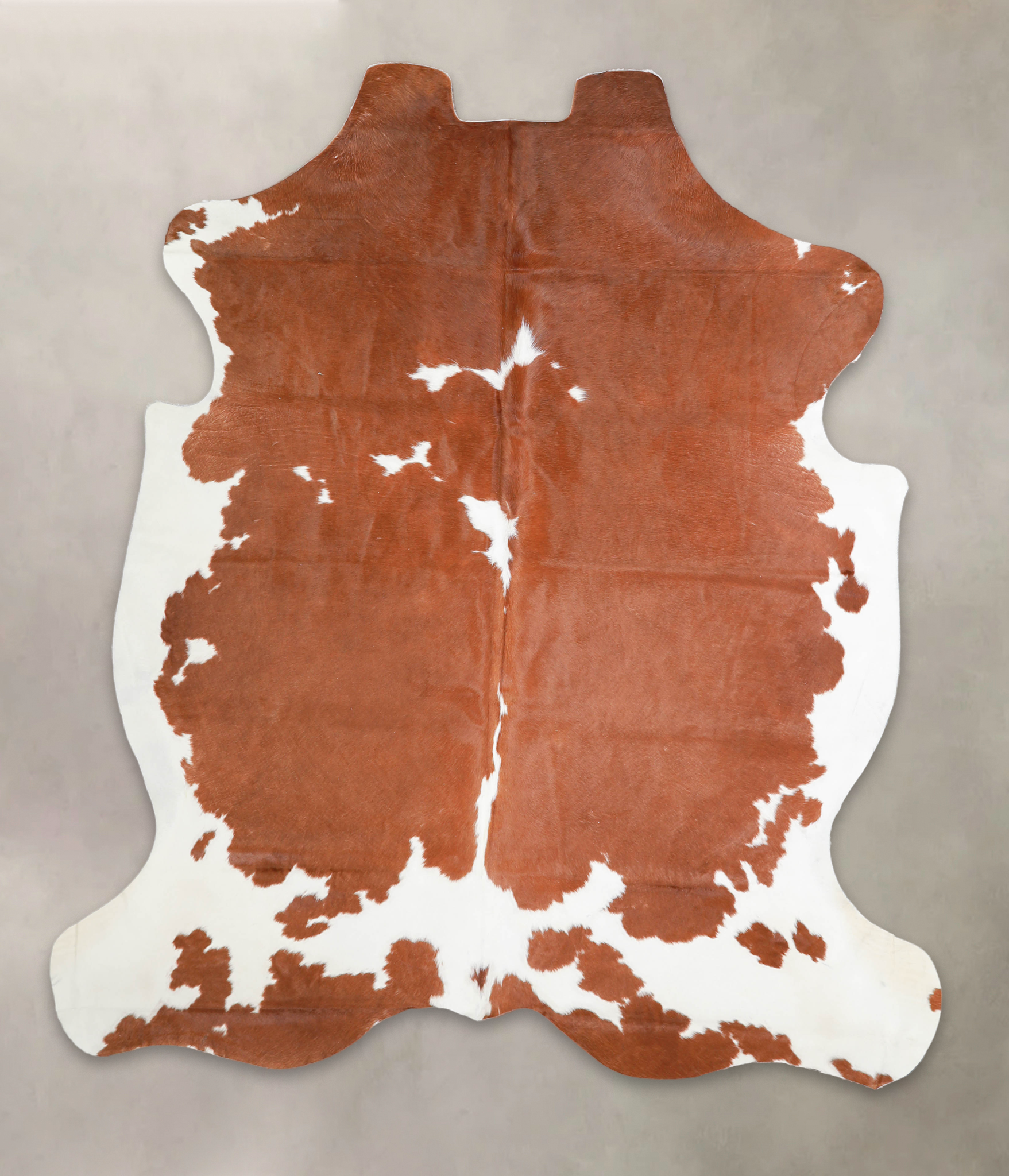 Brown and White Cowhide Rug #A27061
