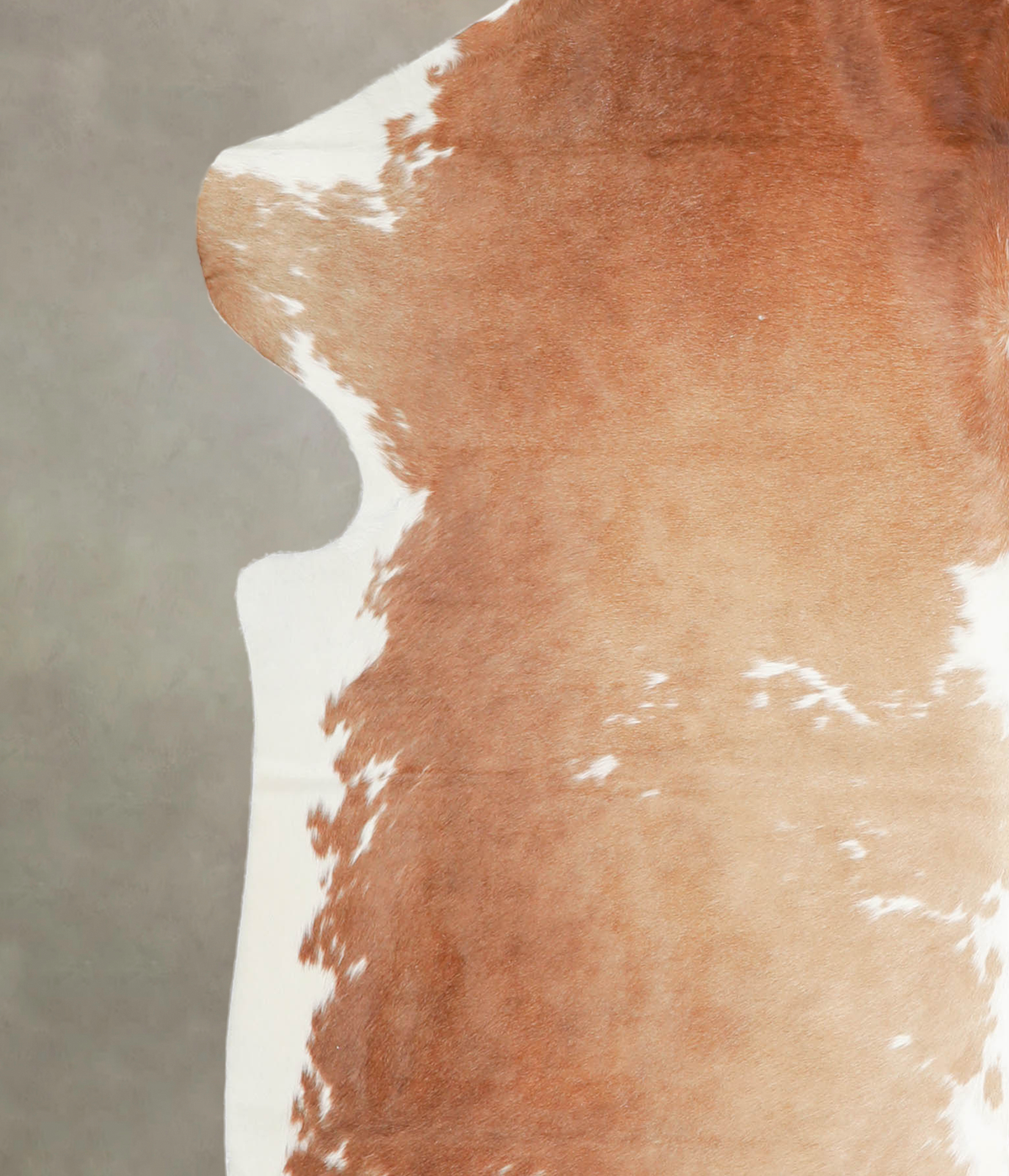 Brown and White X-Large European Cowhide Rug 7'2"H x 6'3"W #A27182 by Hudson Hides