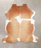 Brown and White XX-Large European Cowhide Rug 7'5