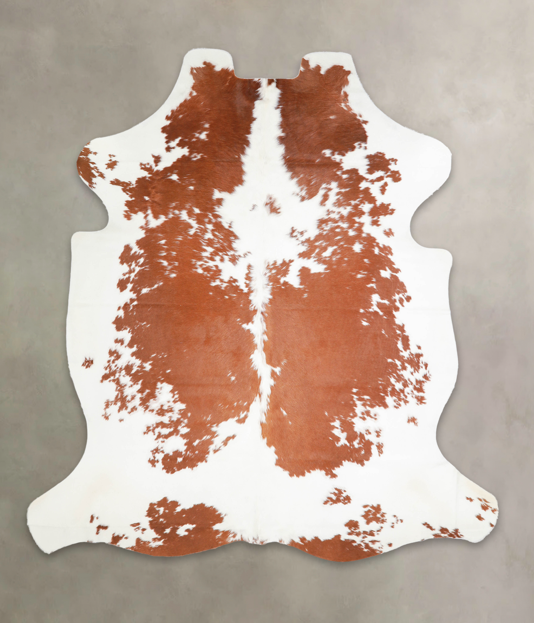 Brown and White Cowhide Rug #A27257
