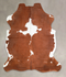 Brown and White X-Large European Cowhide Rug 7'0
