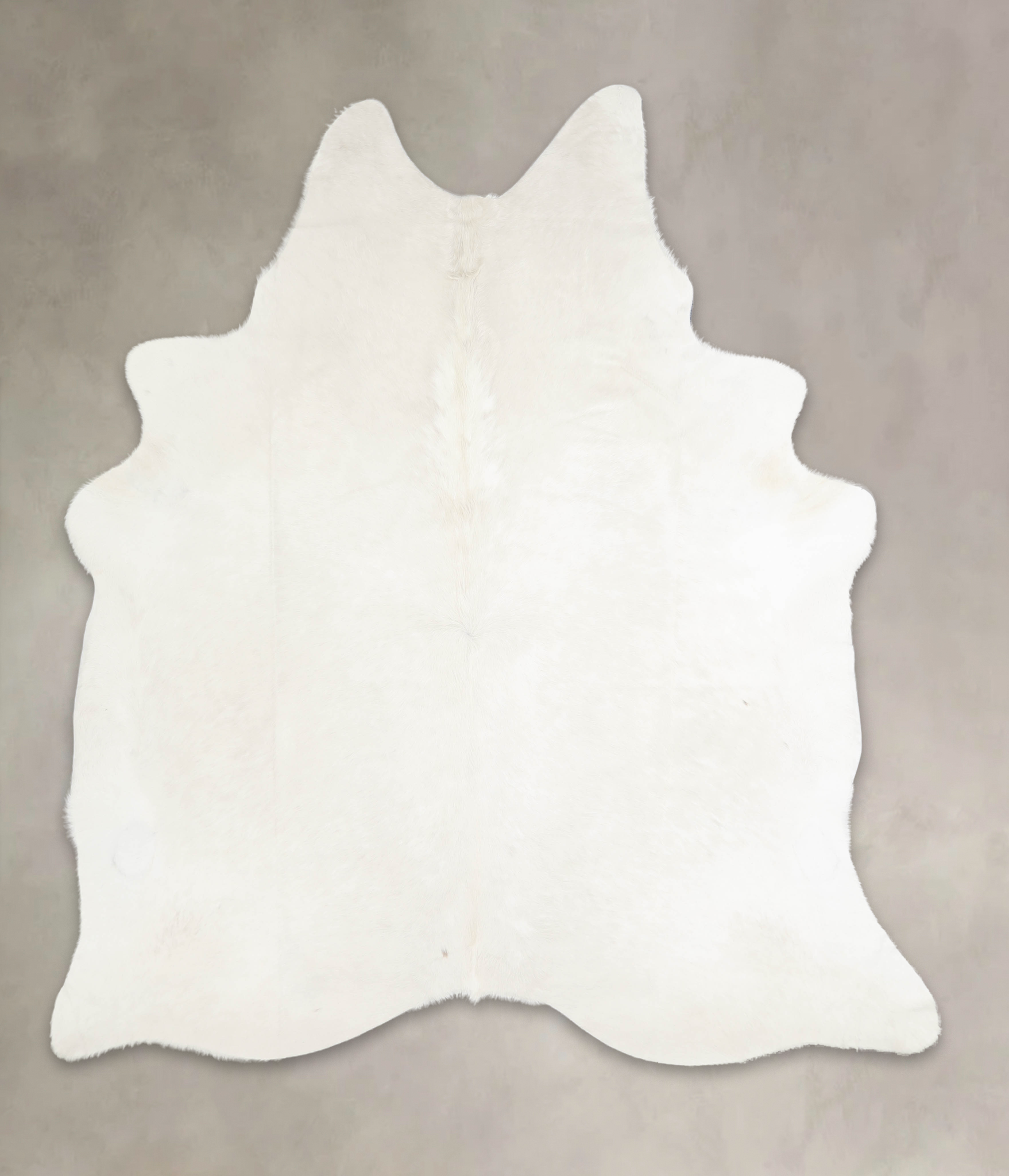 Solid White Cowhide Rug #A28881