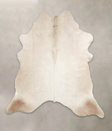 Champagne X-Large Brazilian Cowhide Rug 6'10"H x 6'2"W #A28905 by Hudson Hides