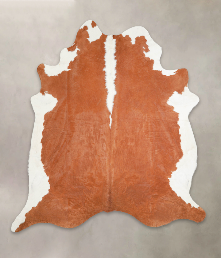 Hereford XX-Large Brazilian Cowhide Rug 8'2"H x 7'6"W #A28947 by Hudson Hides