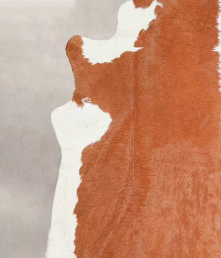 Hereford XX-Large Brazilian Cowhide Rug 8'2"H x 7'6"W #A28947 by Hudson Hides