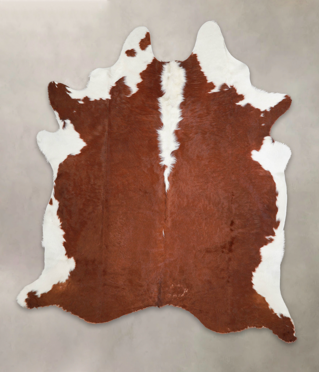 Hereford XX-Large Brazilian Cowhide Rug 8'2"H x 7'1"W #A28956 by Hudso