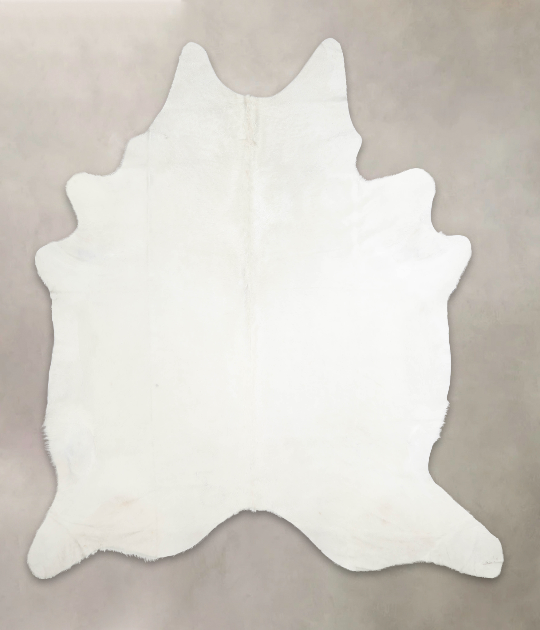 Solid White Cowhide Rug #A28973