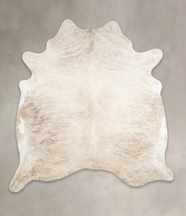 Light Brindle XX-Large Brazilian Cowhide Rug 7'7"H x 7'1"W #A28995 by Hudson Hides
