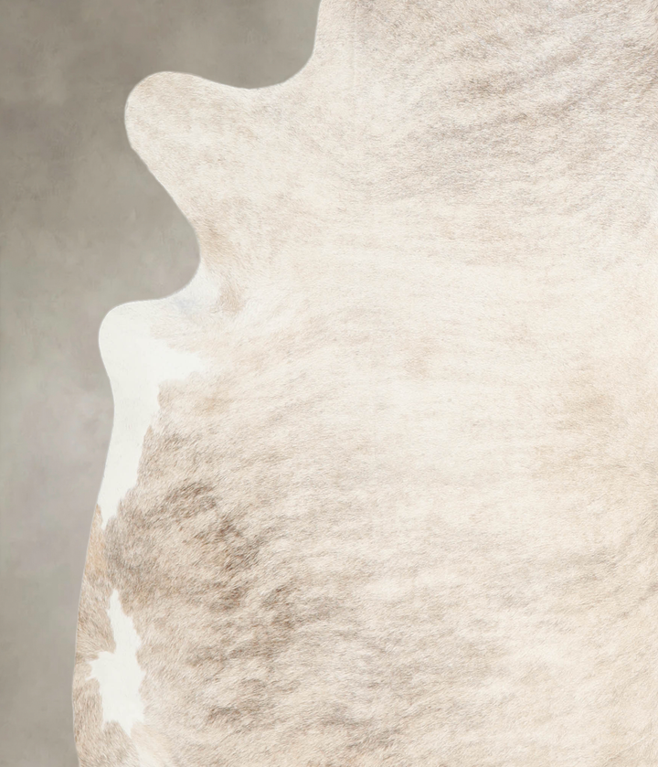 Light Brindle XX-Large Brazilian Cowhide Rug 7'7"H x 7'1"W #A28995 by Hudson Hides