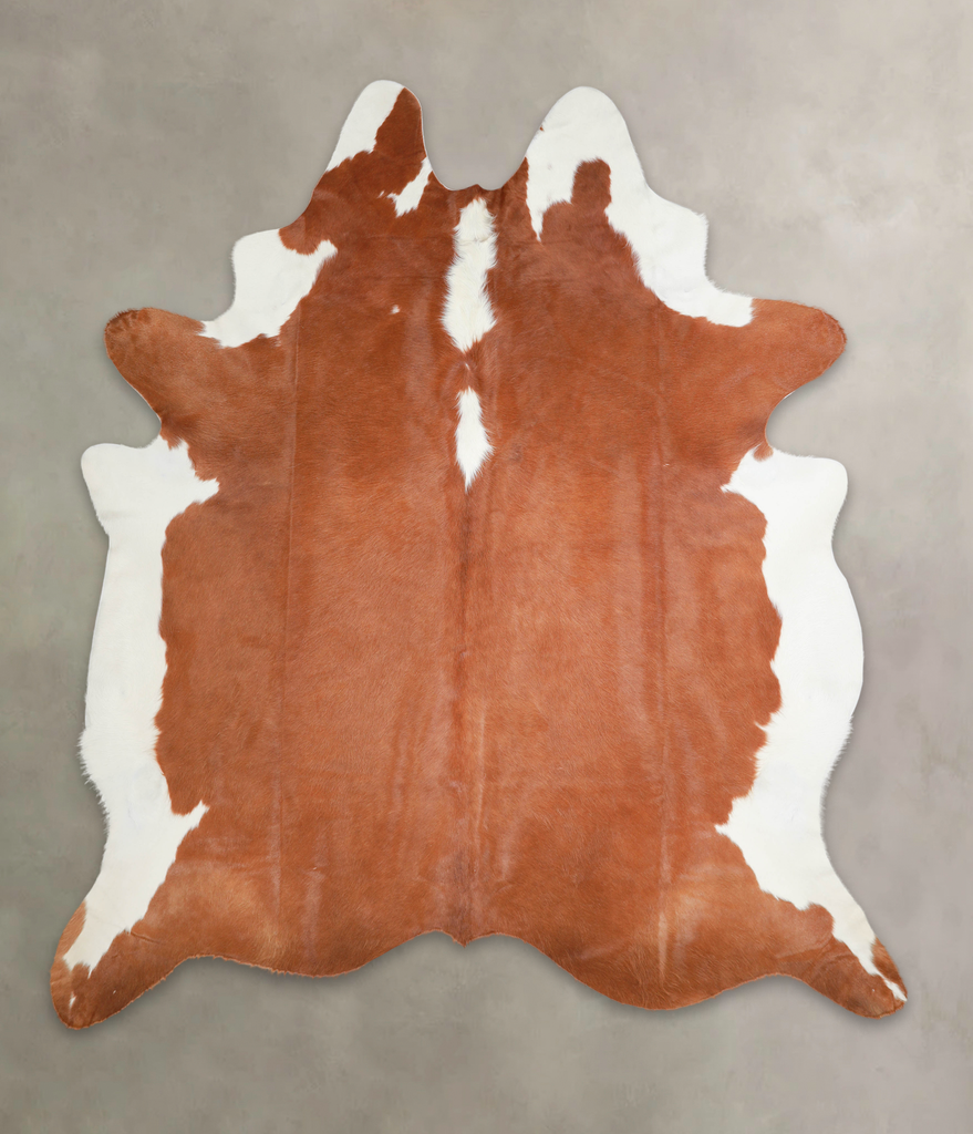 Hereford XX-Large Brazilian Cowhide Rug 8'3"H x 7'4"W #A29001 by Hudson Hides