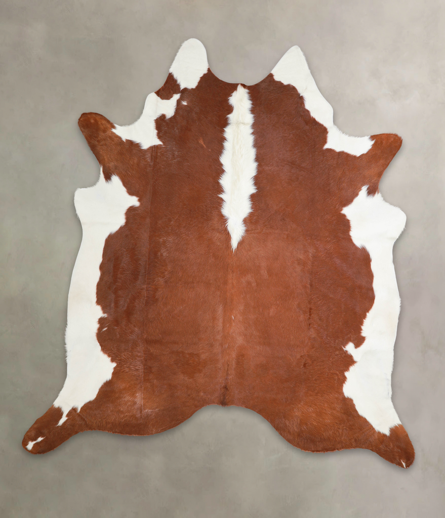 Hereford XX-Large Brazilian Cowhide Rug 7'11"H x 7'2"W #A29012 by Hudson Hides
