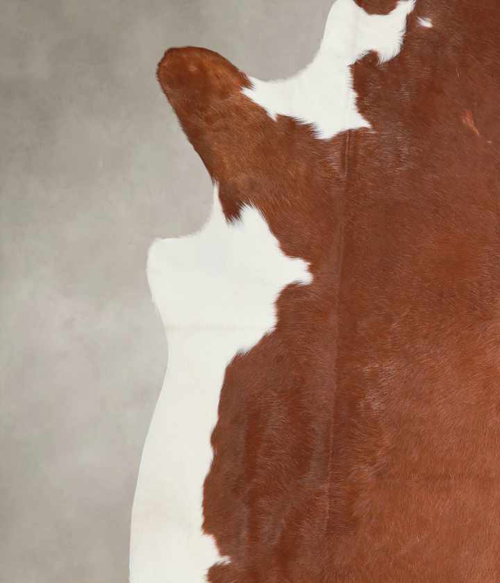 Hereford XX-Large Brazilian Cowhide Rug 7'11"H x 7'2"W #A29012 by Hudson Hides
