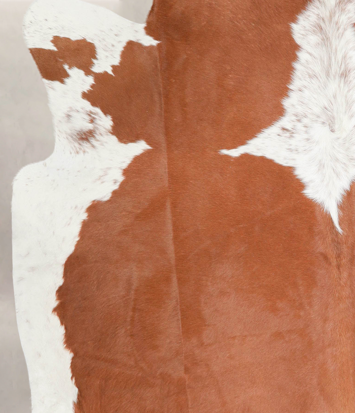 Hereford X-Large Brazilian Cowhide Rug 7'1"H x 6'3"W #A29013 by Hudson Hides