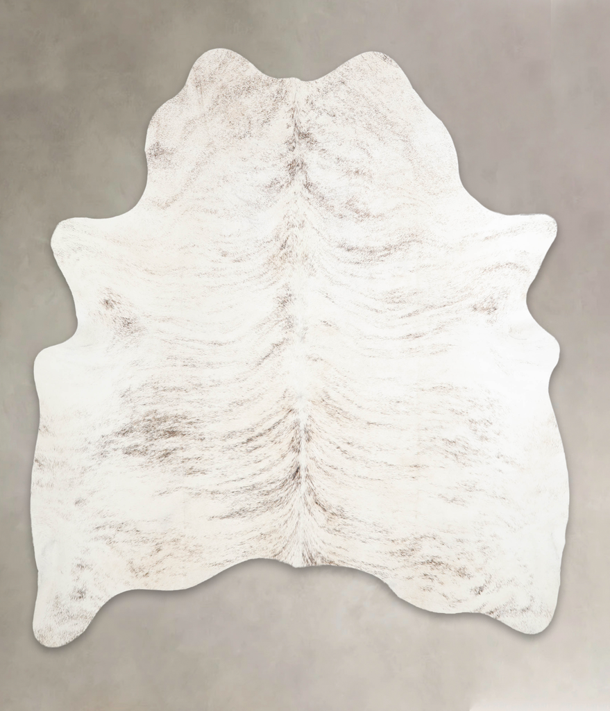 Grey Brindle Large Brazilian Cowhide Rug 6'6"H x 5'9"W #A29042 by Hudson Hides
