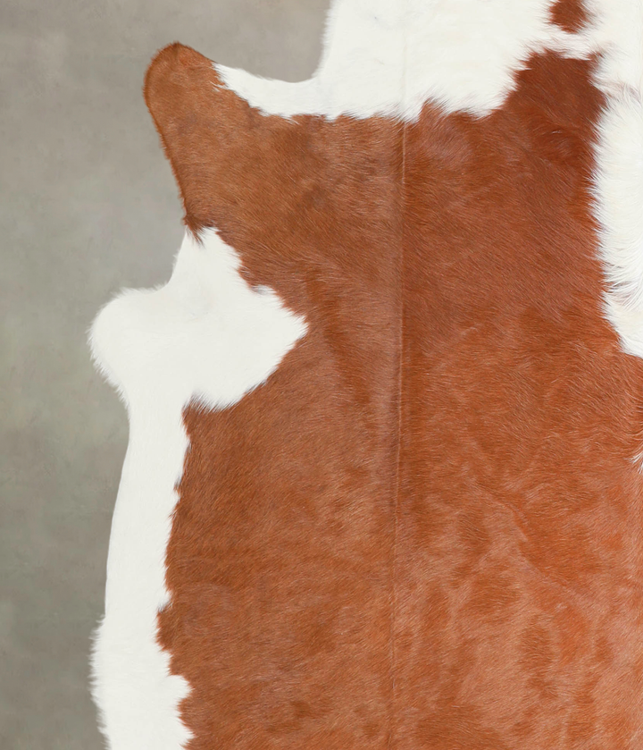 Hereford X-Large Brazilian Cowhide Rug 7'0"H x 6'10"W #A29044 by Hudson Hides
