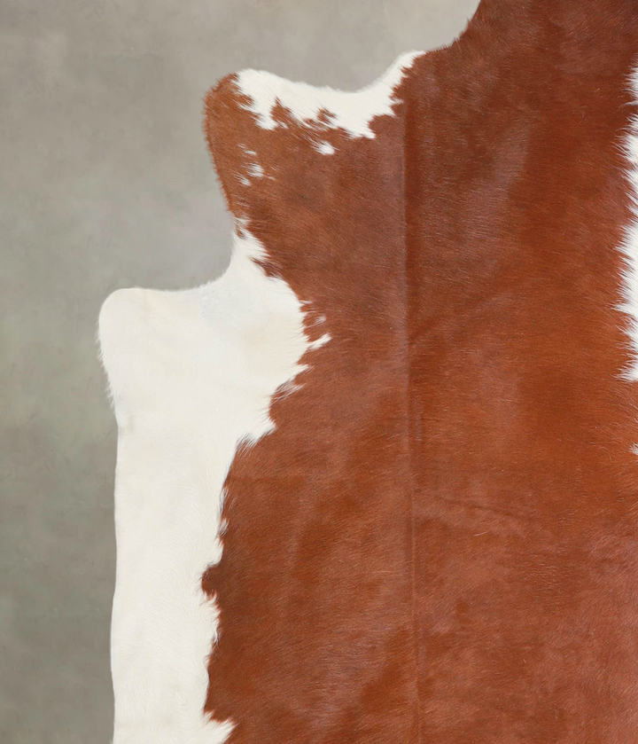 Hereford X-Large Brazilian Cowhide Rug 7'3"H x 6'5"W #A29066 by Hudson Hides
