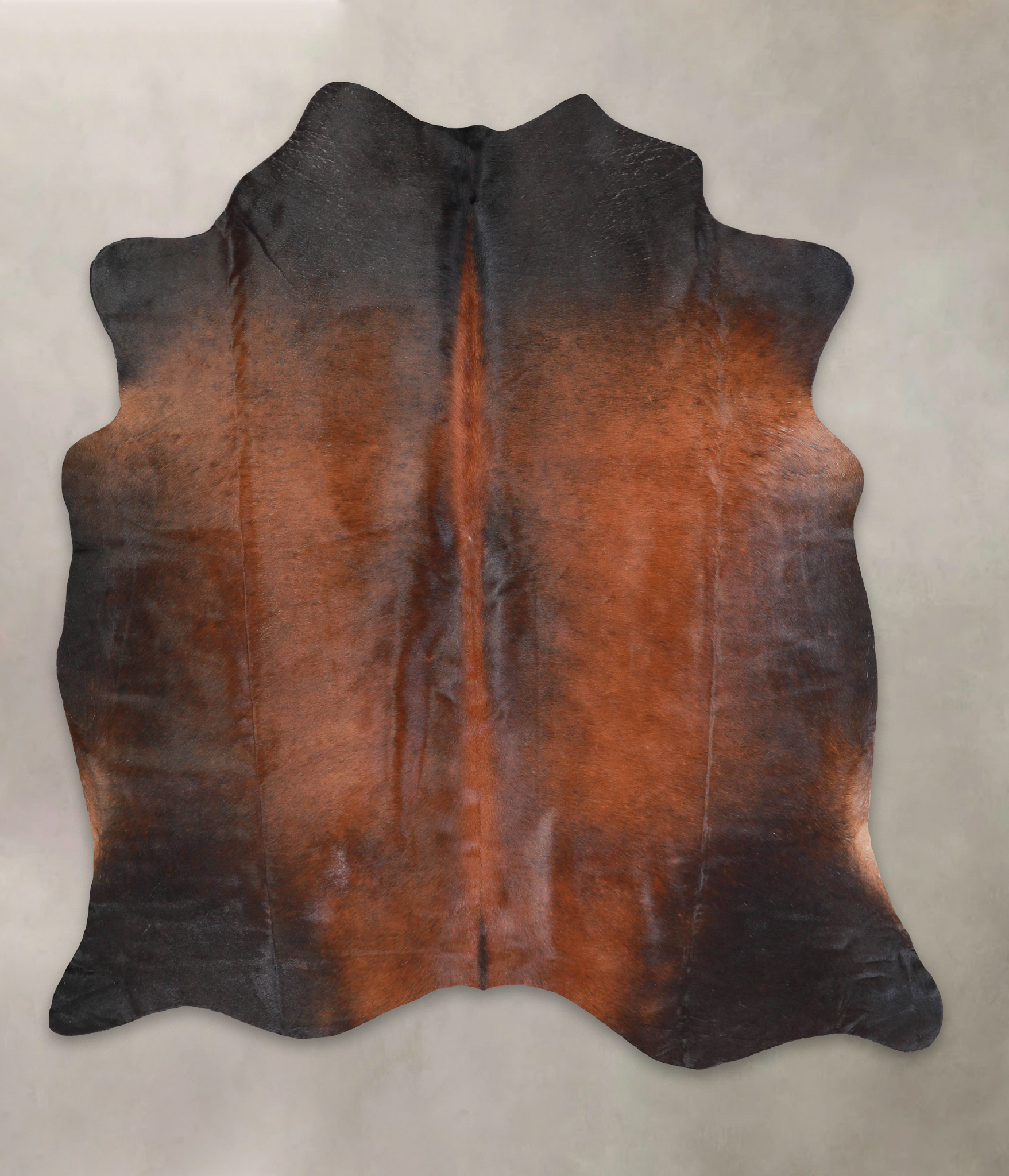 Brown with Red Cowhide Rug #A29118