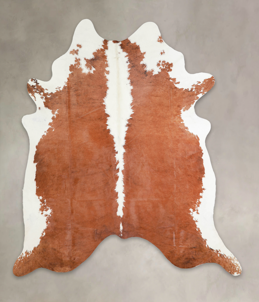 Hereford X-Large Brazilian Cowhide Rug 7'5"H x 6'7"W #A29145 by Hudson Hides