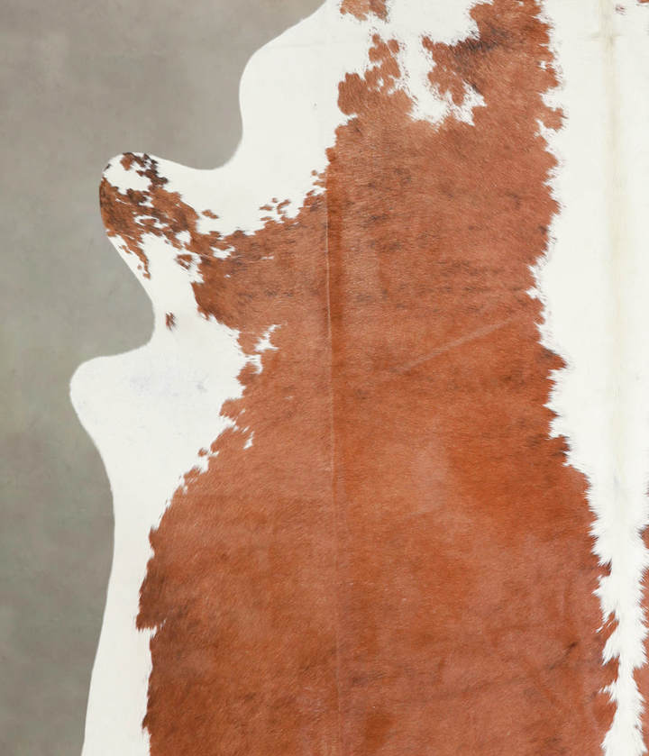 Hereford X-Large Brazilian Cowhide Rug 7'5"H x 6'7"W #A29145 by Hudson Hides