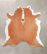 Hereford X-Large Brazilian Cowhide Rug 6'11"H x 6'8"W #A29156 by Hudson Hides