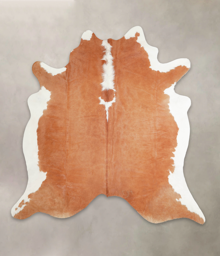 Hereford X-Large Brazilian Cowhide Rug 6'11"H x 6'8"W #A29156 by Hudson Hides