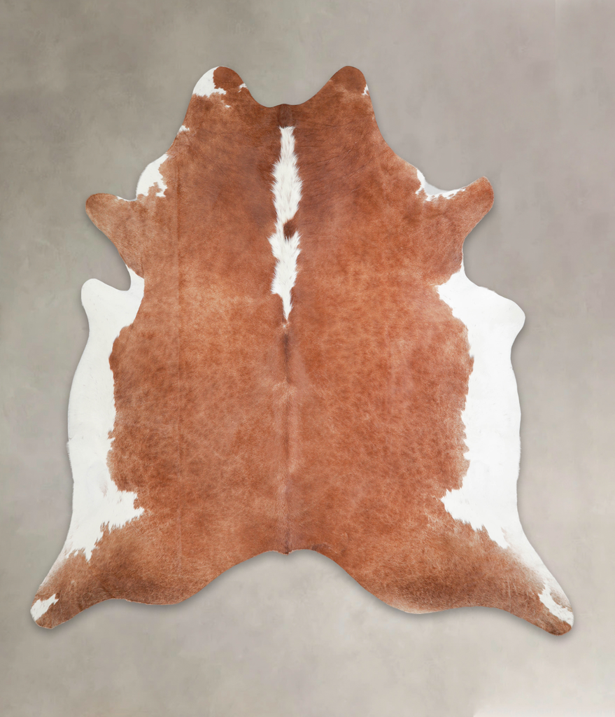 Hereford XX-Large Brazilian Cowhide Rug 8'3"H x 7'9"W #A29195 by Hudson Hides