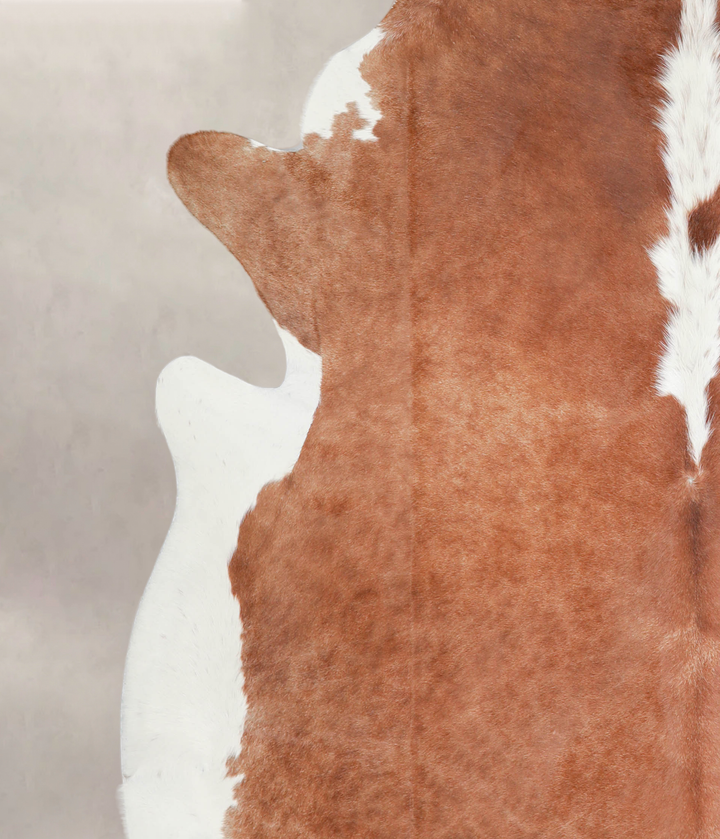 Hereford XX-Large Brazilian Cowhide Rug 8'3"H x 7'9"W #A29195 by Hudson Hides