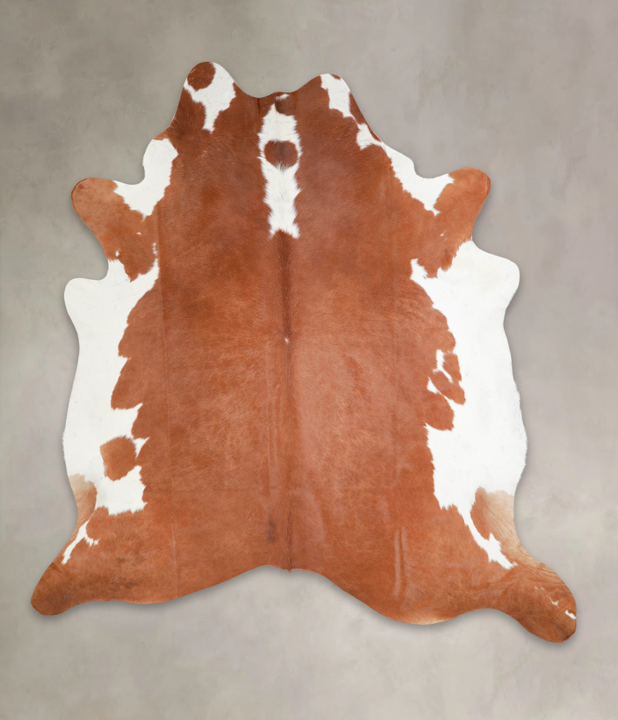 Hereford XX-Large Brazilian Cowhide Rug 8'6"H x 7'11"W #A29204 by Hudson Hides