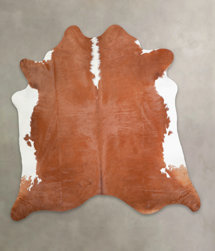 Hereford XX-Large Brazilian Cowhide Rug 7'11"H x 7'7"W #A29205 by Hudson Hides
