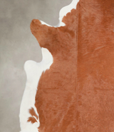 Hereford XX-Large Brazilian Cowhide Rug 8'0"H x 7'3"W #A29213 by Hudson Hides