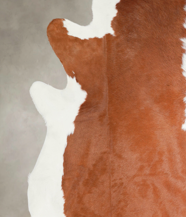 Hereford XX-Large Brazilian Cowhide Rug 8'8"H x 7'7"W #A29230 by Hudson Hides