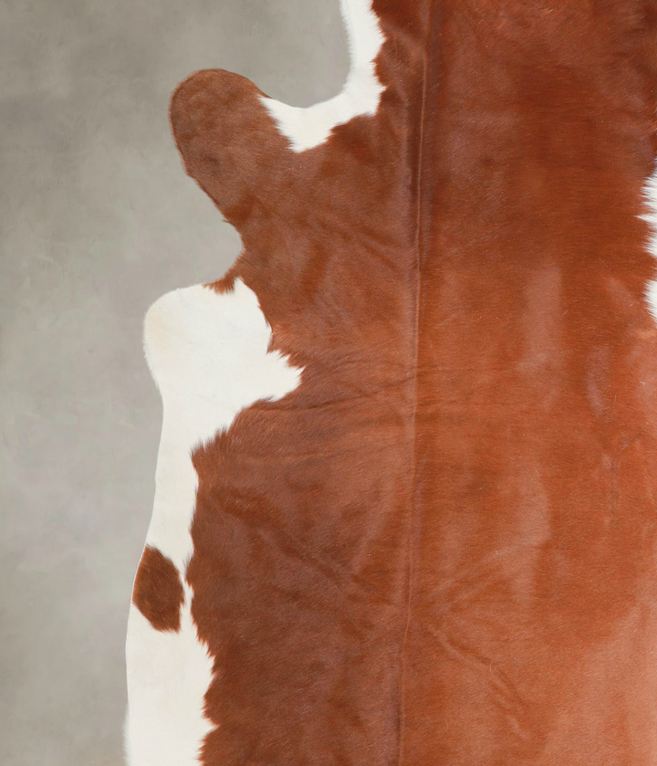 Hereford XX-Large Brazilian Cowhide Rug 8'1"H x 7'4"W #A29240 by Hudson Hides