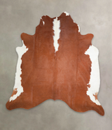 Hereford XX-Large Brazilian Cowhide Rug 7'8"H x 7'2"W #A29255 by Hudson Hides