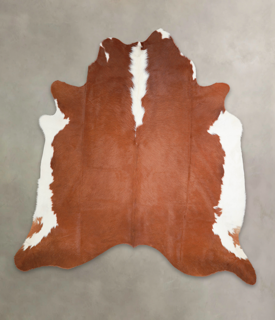 Hereford XX-Large Brazilian Cowhide Rug 7'8"H x 7'2"W #A29255 by Hudson Hides