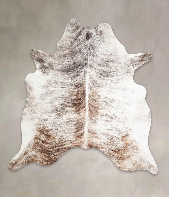 Light Brindle X-Large Brazilian Cowhide Rug 6'10"H x 6'6"W #A29267 by Hudson Hides