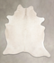 Ivory with Beige X-Large Brazilian Cowhide Rug 6'11