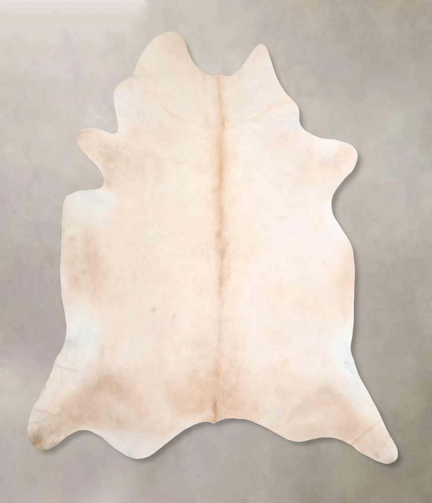 Beige XX-Large Brazilian Cowhide Rug 7'11"H x 7'5"W #A29315 by Hudson Hides