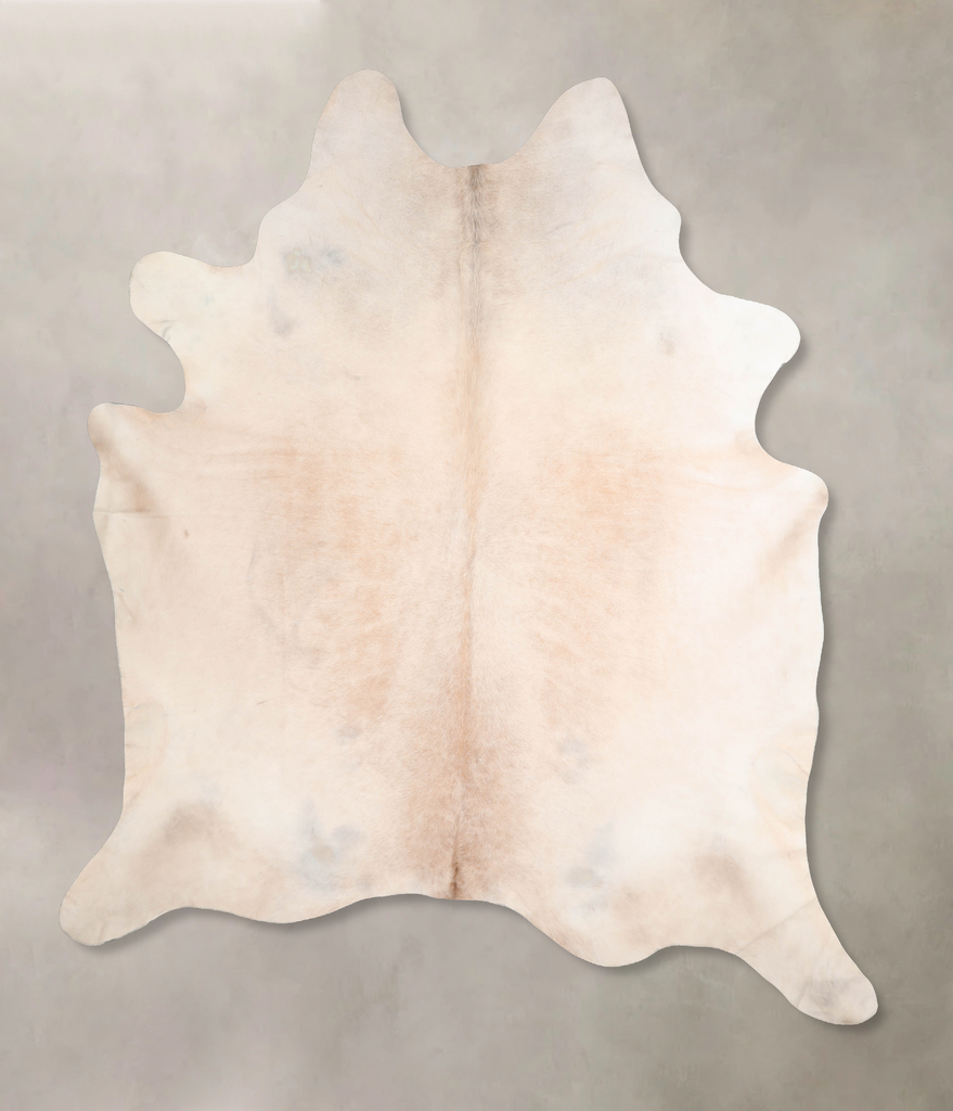Beige XX-Large Brazilian Cowhide Rug 8'6"H x 7'4"W #A29318 by Hudson Hides