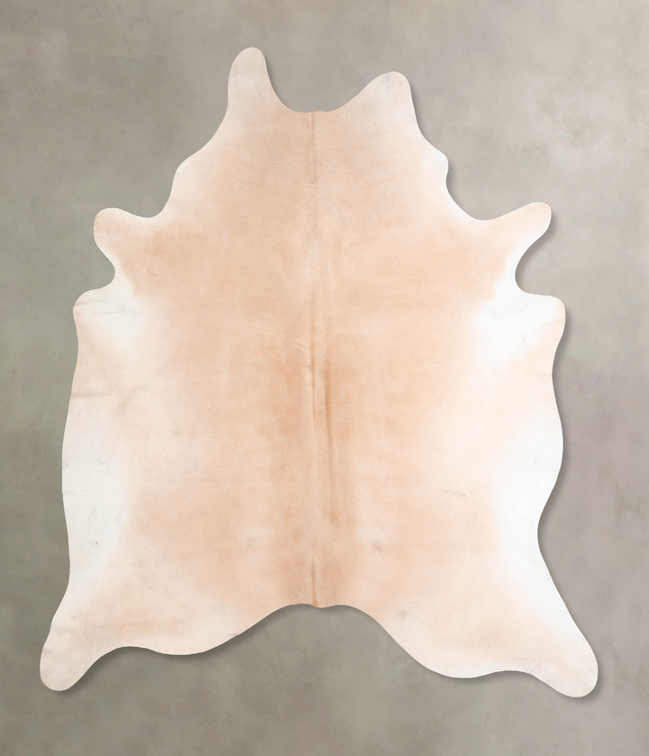 Beige XX-Large Brazilian Cowhide Rug 7'9"H x 6'7"W #A29338 by Hudson Hides