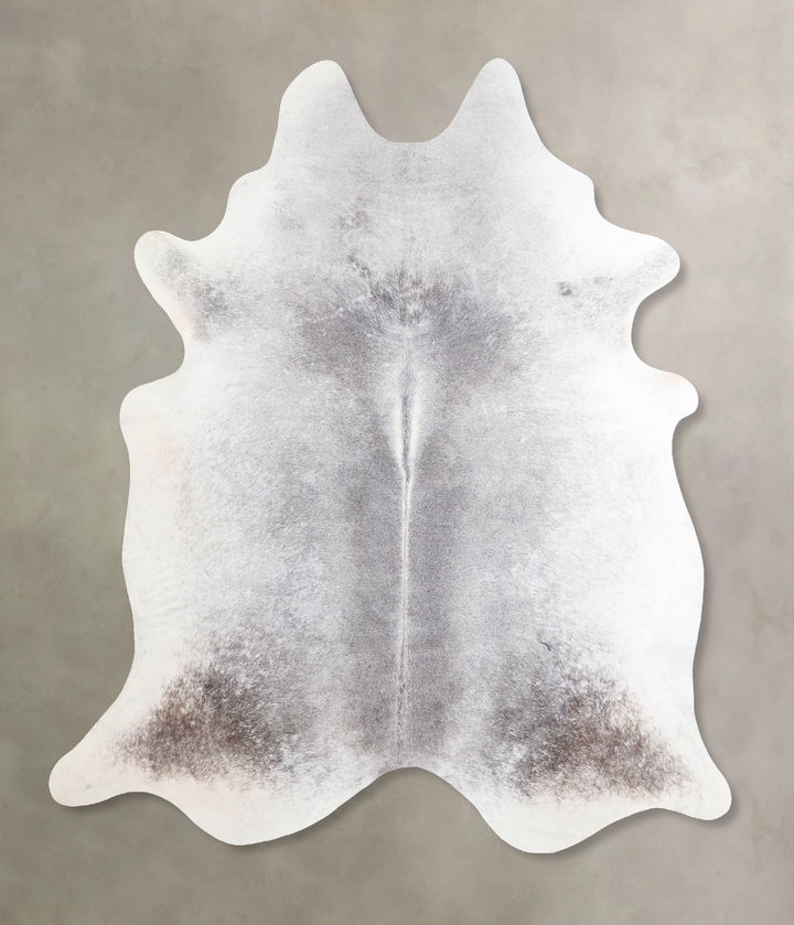 Medium Grey X-Large Brazilian Cowhide Rug 7'3"H x 6'4"W #A29340 by Hudson Hides